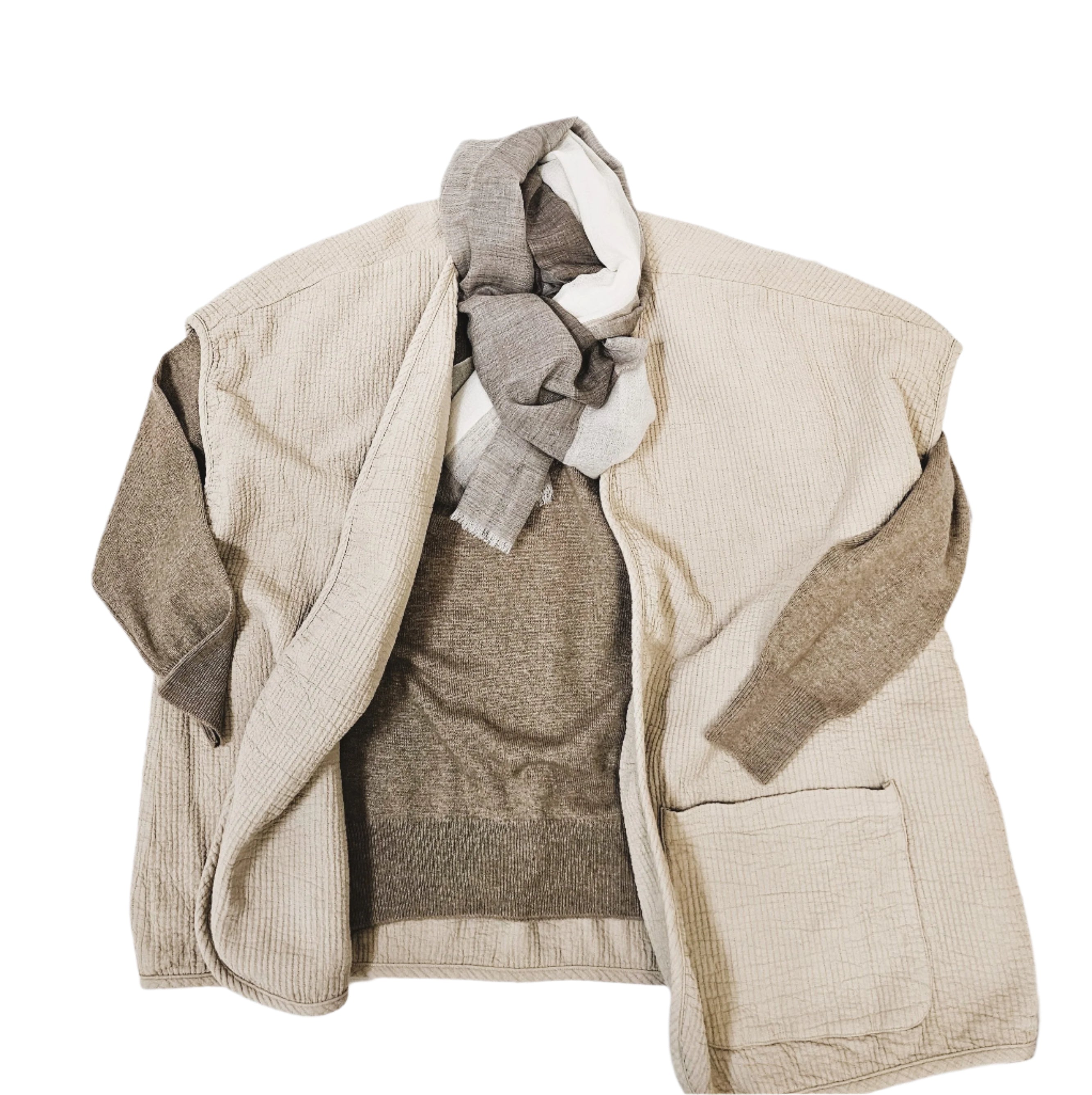 Azariah's Cashmere mock neck light sweater Mocha