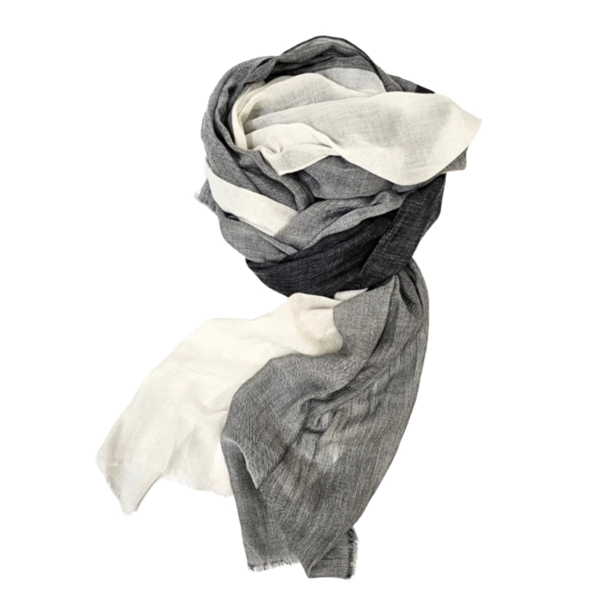 Modern Lt weight Cashmere Scarf  Grey