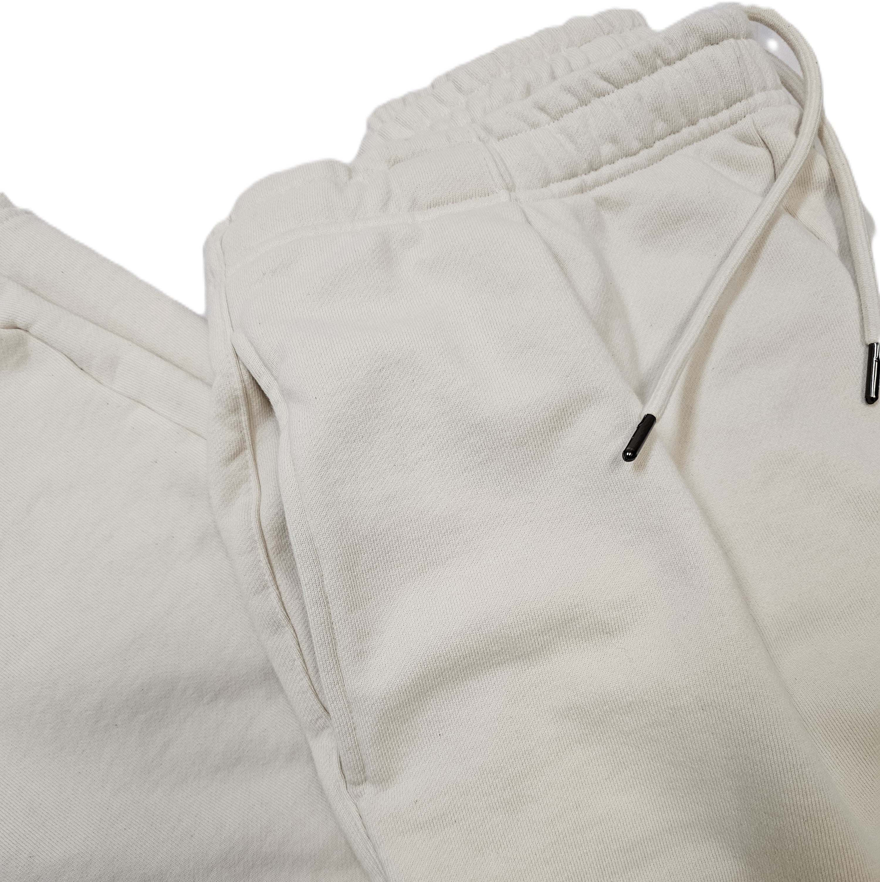 Ariel's double pleated front French terry sweat Pants Undyed Ecru