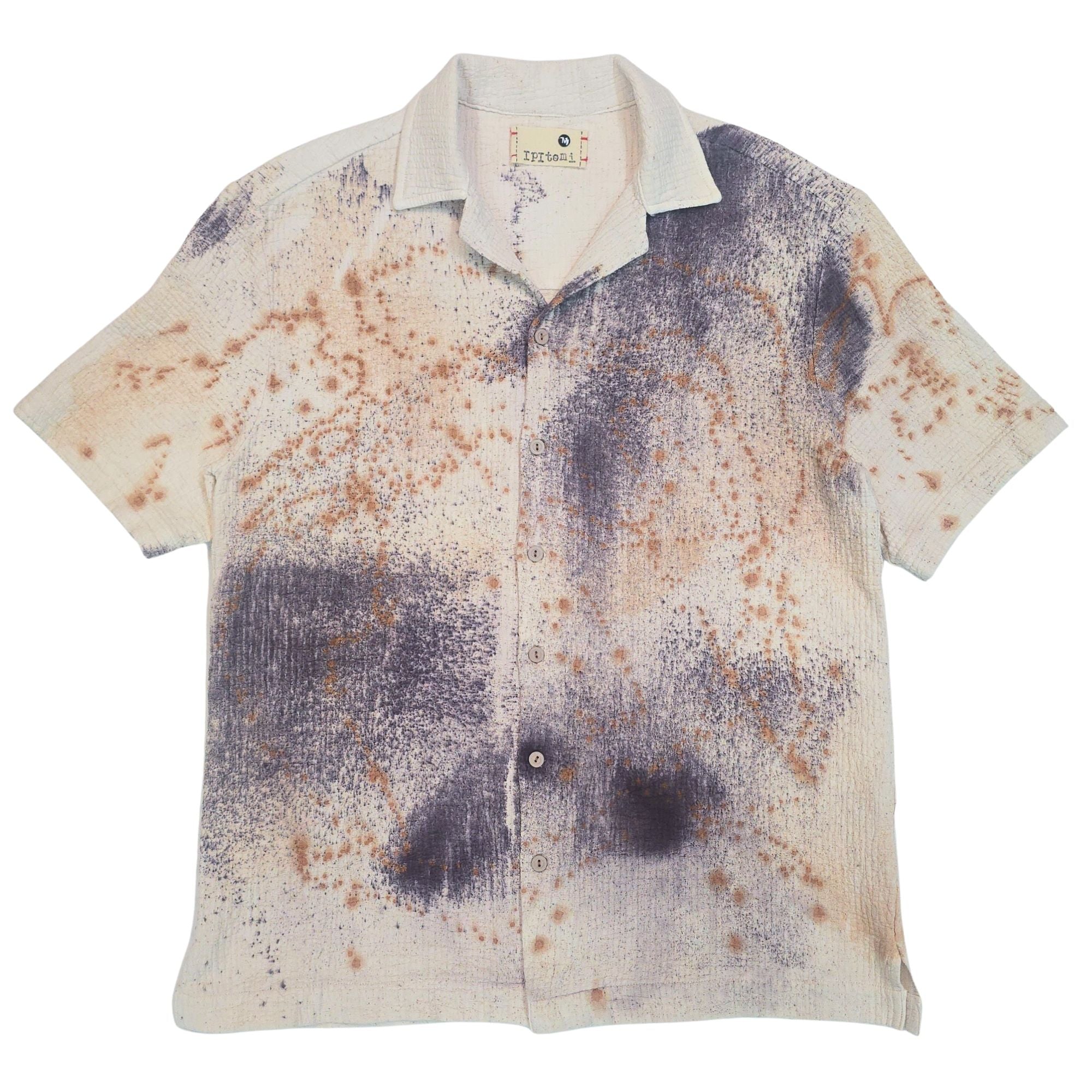 Multi Sprinkled Quilted Camp shirts