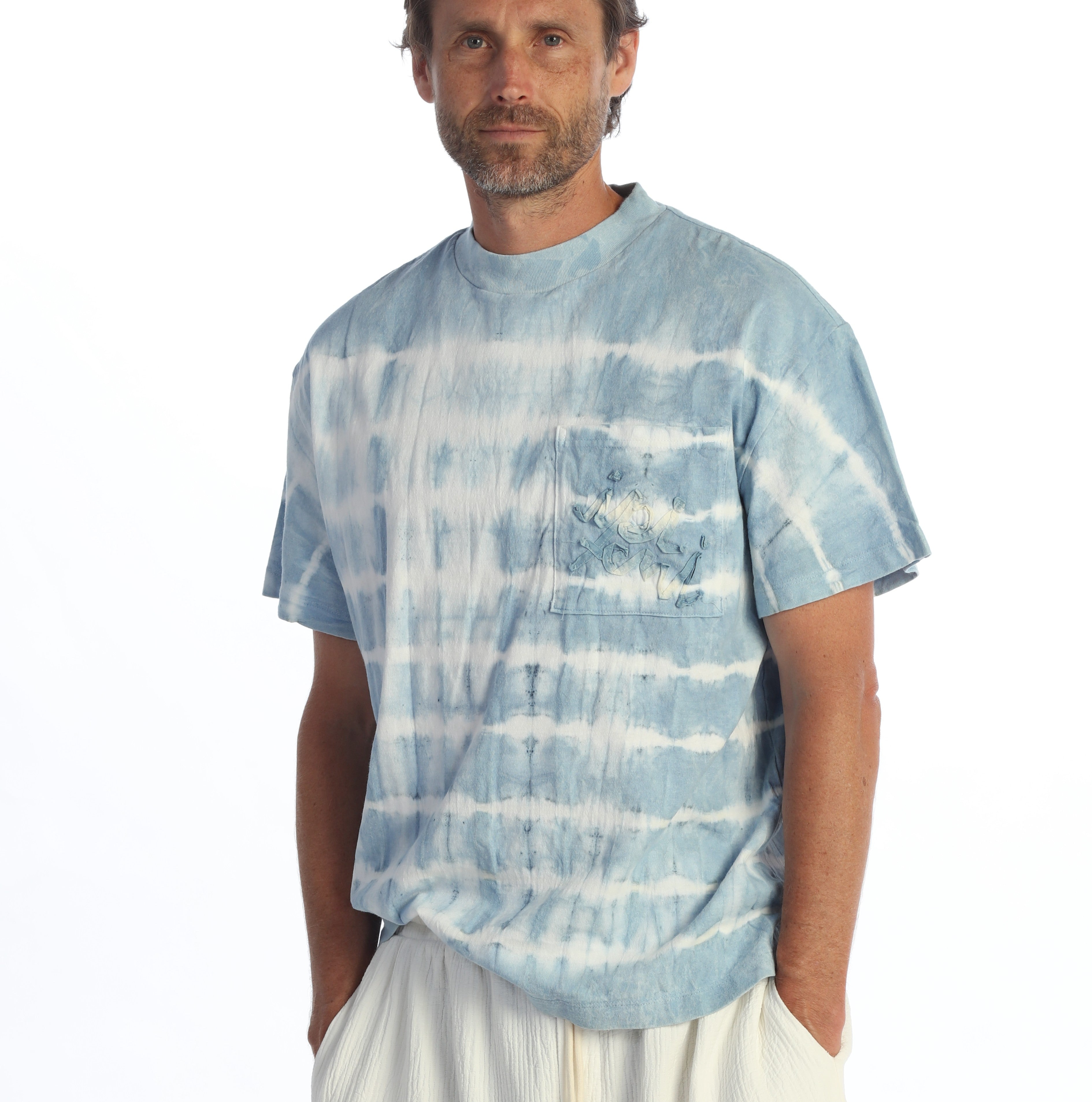 【KOOLOSET】Pigment Layered Stripe Tee FRIZMWORKS OG Pigment Dyeing Half Tee - Charcoal | Garmentory