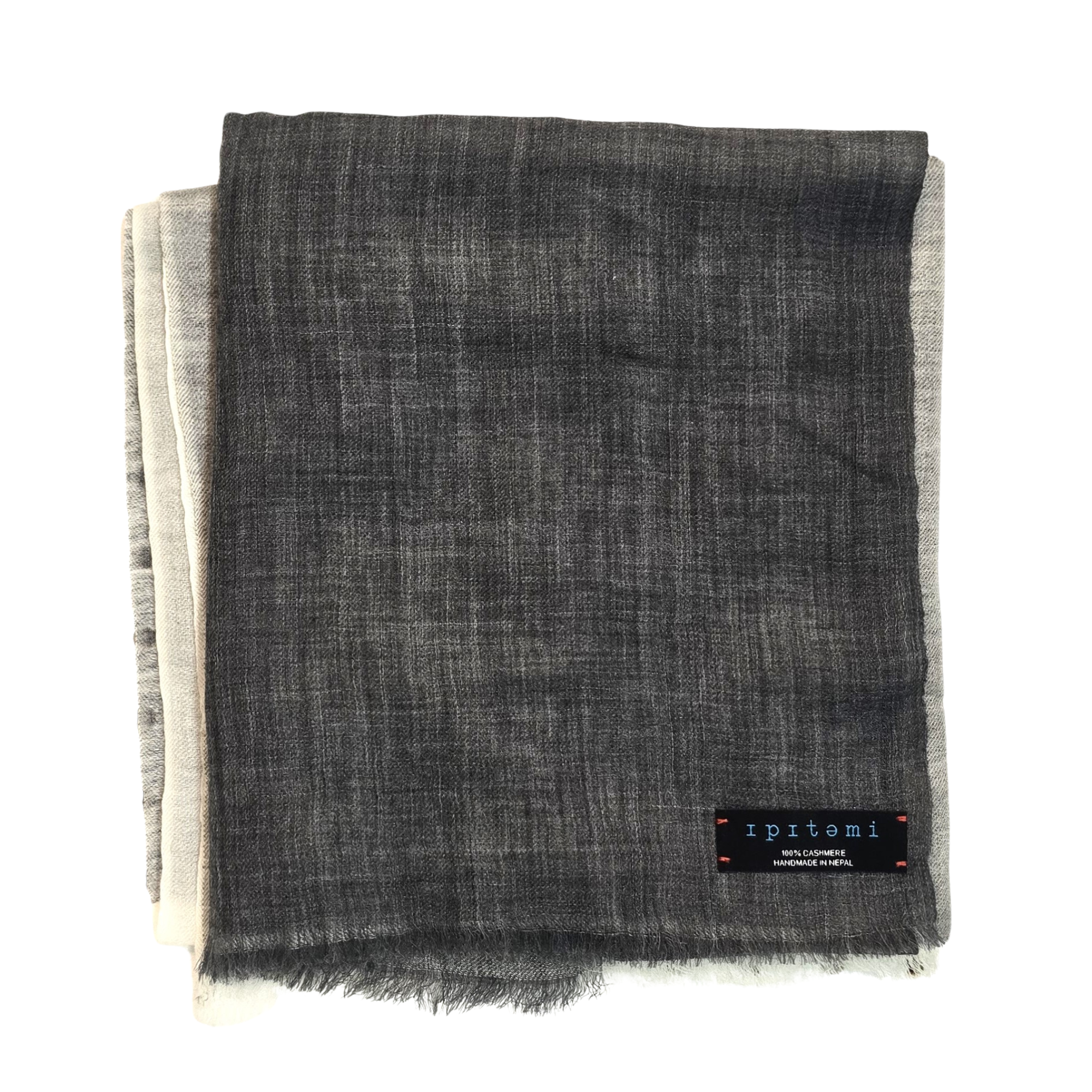 Modern Lt weight Cashmere Scarf  Grey