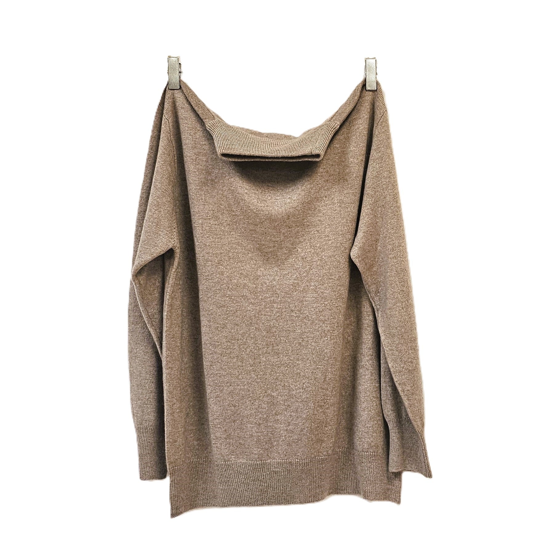 Azariah's Cashmere mock neck light sweater Mocha