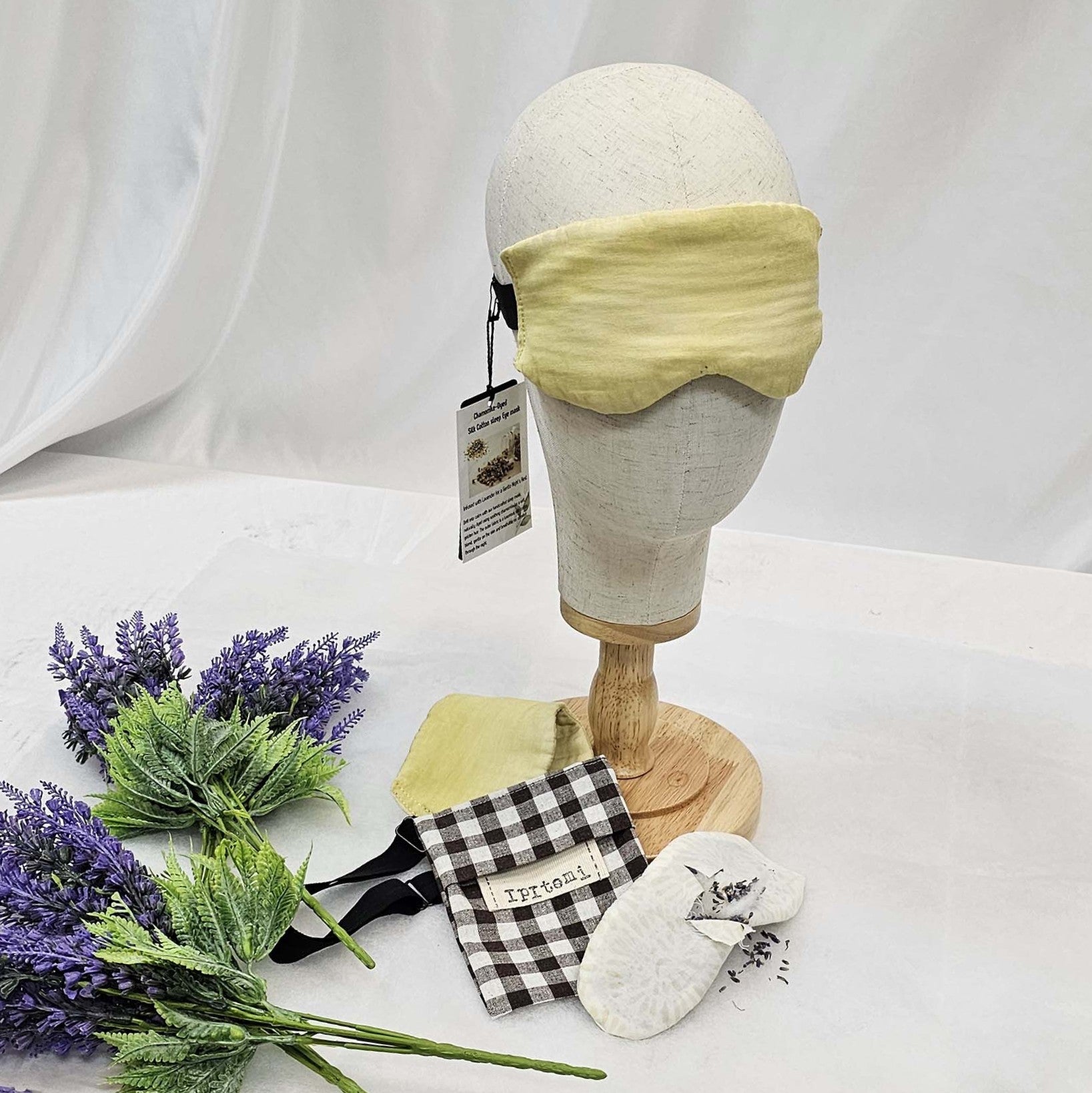 Chamomile Cotton Silk Sleep Eye mask