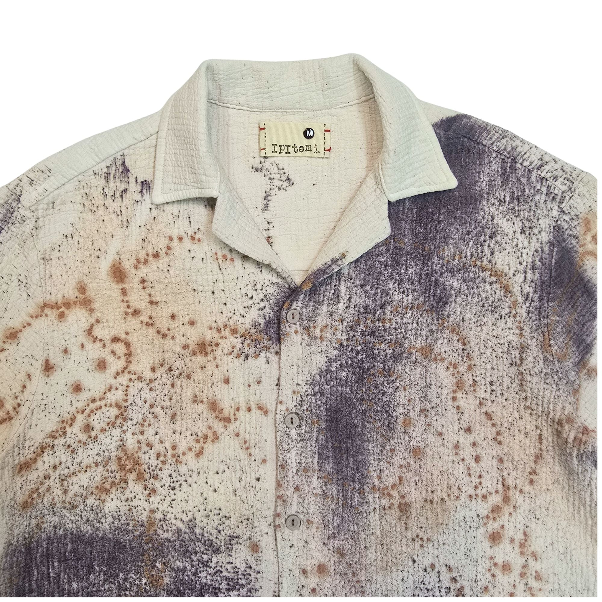 Multi Sprinkled Quilted Camp shirts